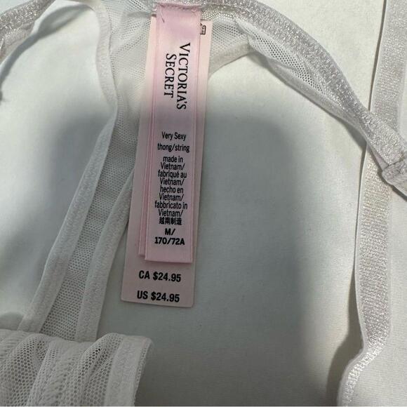 Victoria’s Secret Sheer Shine Waist-Cinching Garter Belt
And Thong Set - Picture 8 of 9